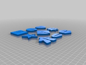 oggetti utiles lv3d pour le quotidien 1 accessori 3d print model - Mito3D