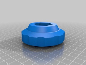 my customized fingerwheel nut anpassbares handrad f r mutter parts 3d print model - Mito3D