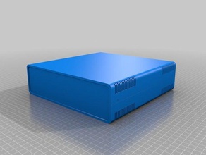 caixa 25x25x7 la electrónica personalizado 3d print model - Mito3D