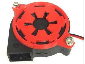 star wars empire 50mm centrifugal fan shroud 3d printer accessories blower galactic 3d print model - Mito3D