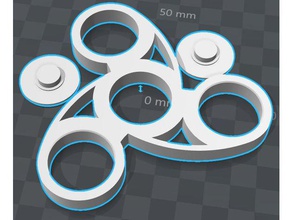 fidget tri spinner 6000 mechanical toys 3d print model - Mito3D