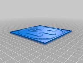 mensa 2d art su misura 3d print model - Mito3D