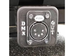 attelage de remorque à plaque recouvrement - sortie dmx512 l'automobile dmx 3d print model - Mito3D