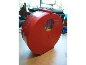 reelbox realwheels Durchmesser 200 Breite 70 3d Drucker Zubehör - luftdicht filament-guide filament spool holder stehen 3d print model - Mito3D
