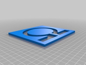 ohm router inlay Teile 3d print model - Mito3D