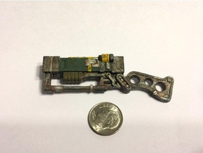 funko pop fallout 4 rifle láser juguetes y accesorios de juego arma fuego en miniatura prop juguete 3d print model - Mito3D