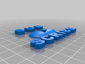 austins subscribe button 3d printing 3d print model - Mito3D