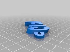 cindy organização personalizado 3d print model - Mito3D