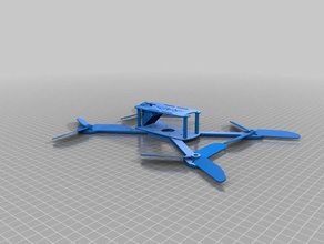 gnarly stretch x r c vehicles quadcopter frame 3d print model - Mito3D