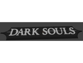 darksouls-logo Schilder & logos dark souls ds1 dual print logo 3d print model - Mito3D