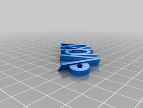 vic keyring keychains customized 3d print model - Mito3D