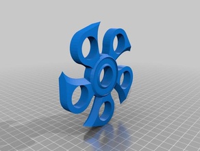 figet spinner 3d-drucken hand Spielzeug 3d print model - Mito3D