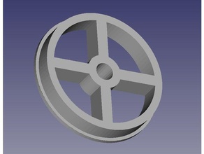 tapa rodillo rollo filamento 57 diametro 3d yazıcı aksesuarları 3d print model - Mito3D