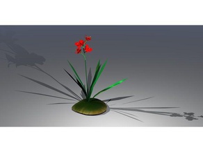 flower art 3d print model - Mito3D