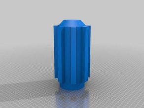 mandril conjunto de verter motor cohete calentador grano 3d print model - Mito3D