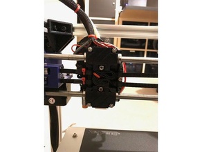 hypercube x extruder carriage upgrade 3d printer parts 3d print model - Mito3D