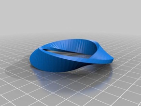 mobius strip math art customized 3d print model - Mito3D