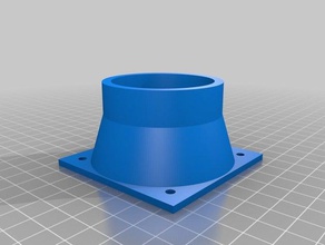 my customized duct pipe adaptor small printbeds too tools 3d print model - Mito3D