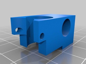 anet a8 extruder filament guide 3d printer extruders openscad 3d print model - Mito3D
