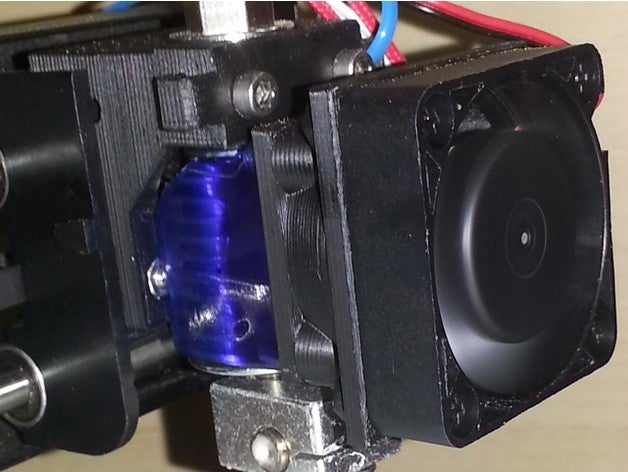 v6 klon 40mm adaptör 3d yazıcı aksesuarları e3d hotend 3D print model - Mito3D