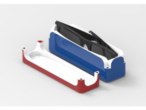 ray ban caso de fechamento magnético os acessórios óculos magnética protetor ray-ban 3d print model - Mito3D