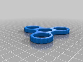 rounded fidget spinner toys & games fidget-toy 3d print model - Mito3D