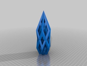 núcleo da esfera de cristal escultura a arte decoração presente estrutura vaso modo 3d print model - Mito3D