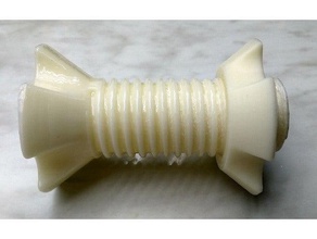 small universal spool holder shaft m8 m10 3d printer accessories filament 3d print model - Mito3D