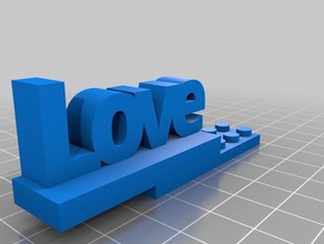 amor - lego herramientas del arte personalizado 3d print model - Mito3D