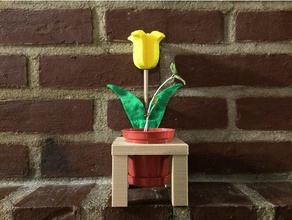 mothers day flower containers asllexicon mom flowerbox flowerpot box pot vase gift mother present mothersday s mum mums olsen prusa seasonal spring event season tinkercad todd toy 3d print model - Mito3D