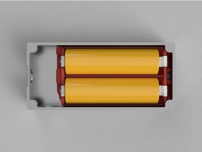20700 l'armoire de batteries bac l'électronique 18650 boxmod boîte mod vapoter 3d print model - Mito3D