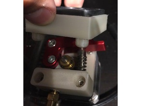 keine Sorge-extruder w 40mm Lüfter 3d-Drucker-Extrudern bowden bowden-extruder cool Kühlung - extruder mod montieren fabrikator mini fan turnigy 3d print model - Mito3D