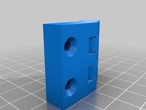 meu personalizados bunda da dobradiça partes personalizado 3d print model - Mito3D