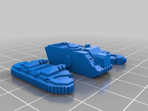 rhino variations epic scale vehicles 40k predator vindicator warhammer whirlwind 3d print model - Mito3D