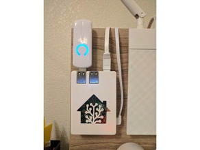 raspberry pi 3 caso - sin tornillos hogar ayudante de logotipo diy casa assistant 3d print model - Mito3D
