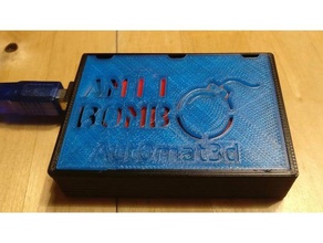 amiibomb caso l'elettronica amiibo arduino uno rfid-rc-522 lettore rfid 3d print model - Mito3D