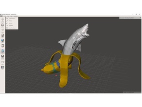 shark-nana animali animale modello shark 3d print model - Mito3D