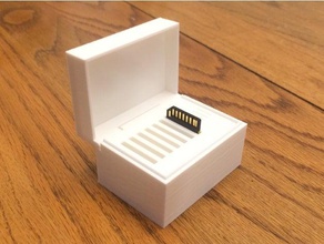 sd card holder standard micro gadgets 3d print model - Mito3D