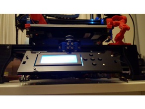 tronxy x3 lcd de montaje Impresora 3d accesorios el monte 3d print model - Mito3D