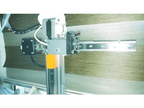 cetus3d z el eje ferroviario lock v10 Impresora 3d accesorios cetus riel de bloqueo z-eje 3d print model - Mito3D