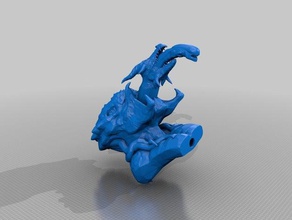 predator dragon alien Skulpturen 3d print model - Mito3D