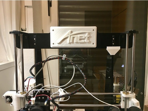 anet a8 lcd do painel frontal tampa de preenchimento Impressora 3d acessórios 3D print model - Mito3D