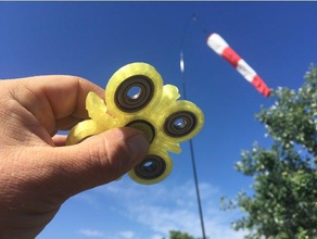 vento alimentato fidget spinner - easy print giochi e giocattoli aerodinamica catchthewind windma turbina di 3d print model - Mito3D