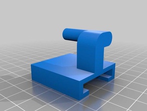 wc- scharnier links 3d printing 3d print model - Mito3D