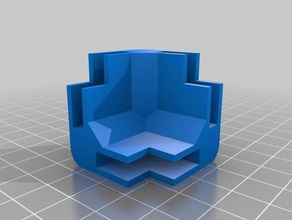 bloque de esquina 5mm partes personalizado 3d print model - Mito3D