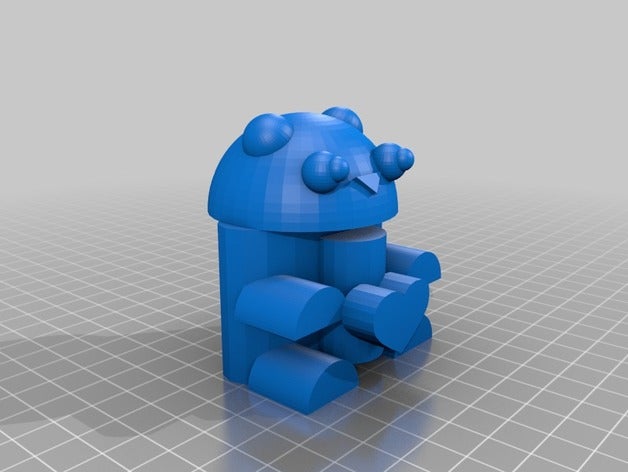 panda araceli espejo rosa A impressão 3d 3D print model - Mito3D