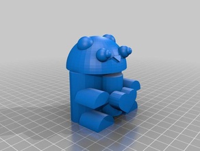 panda araceli espejo rosa 3d printing 3d print model - Mito3D