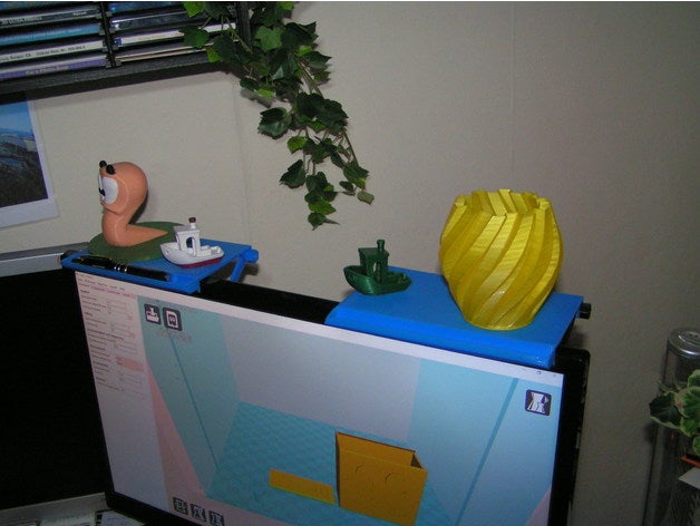 monitor-ablage computer monitor Regal 3D print model - Mito3D