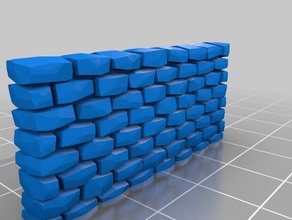 meine angepasste Stein Wand Requisiten kundengebundene 3d print model - Mito3D