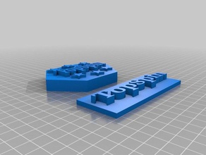 logo topspin avec etoile 3d printing fairground f te foraine maquette 3d print model - Mito3D